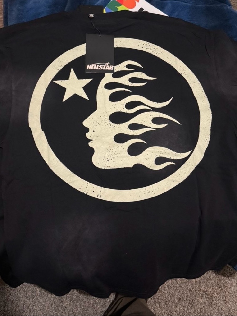 HELLSTAR Black Graphic Logo Tee - Picture 2 of 2